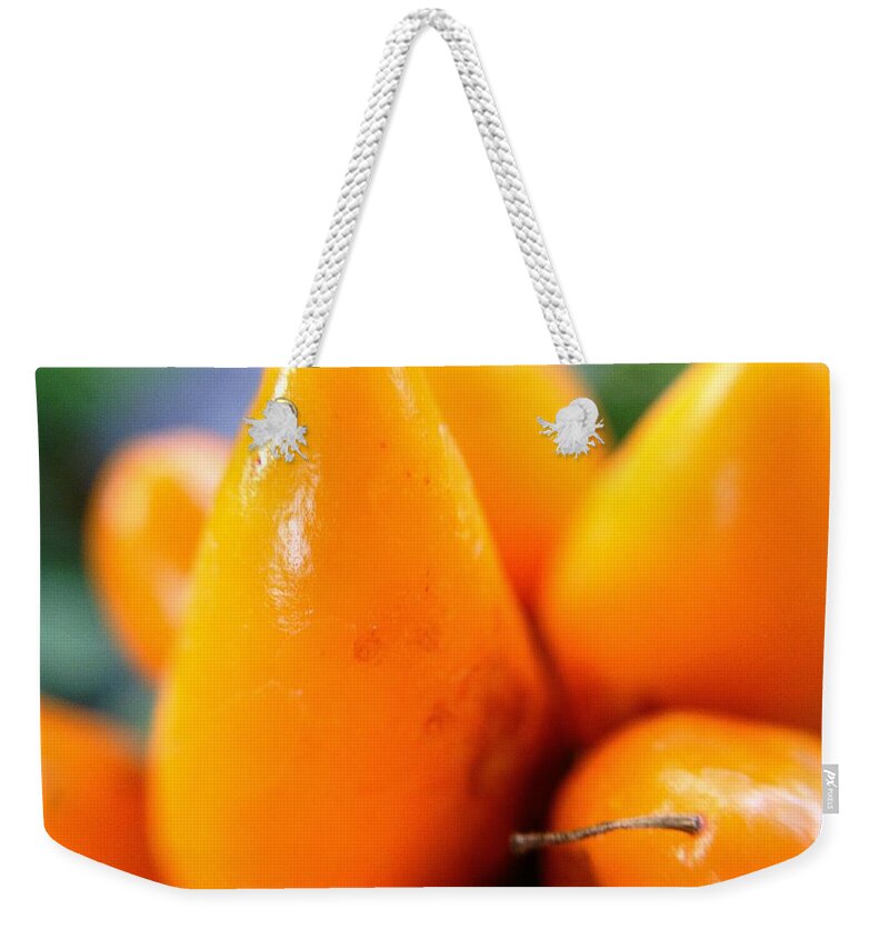 Photo Art Weekender Tote Bag featuring the photograph Ghost in the Pepper by Chriss Pagani