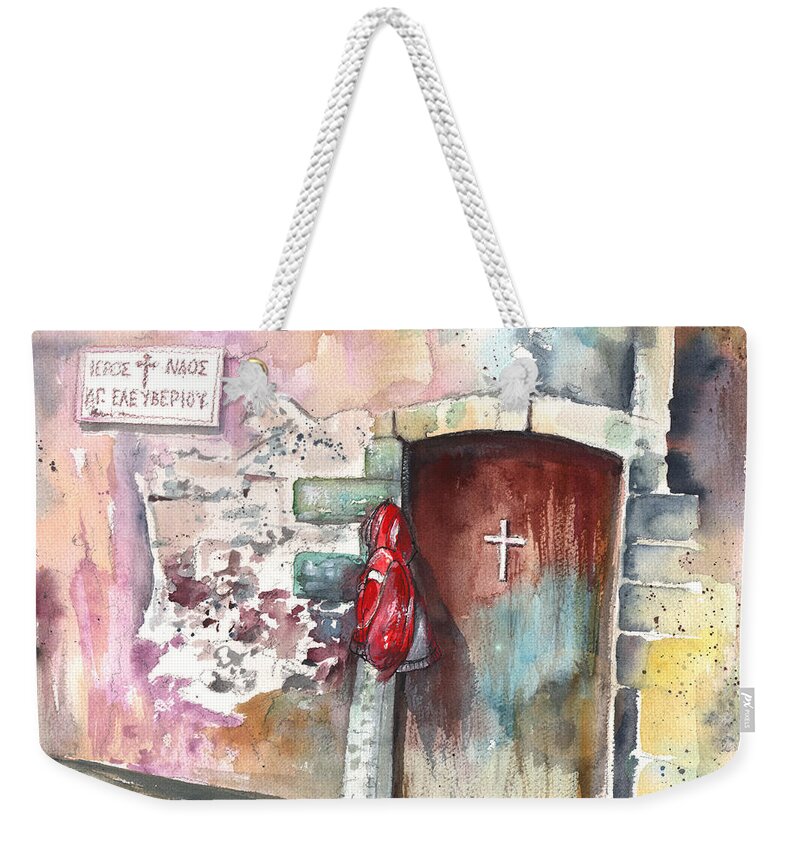 Travel Weekender Tote Bag featuring the painting Gift from The Gods by Miki De Goodaboom
