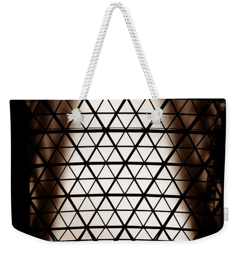 Ceiling Weekender Tote Bag featuring the photograph Glass by Eena Bo