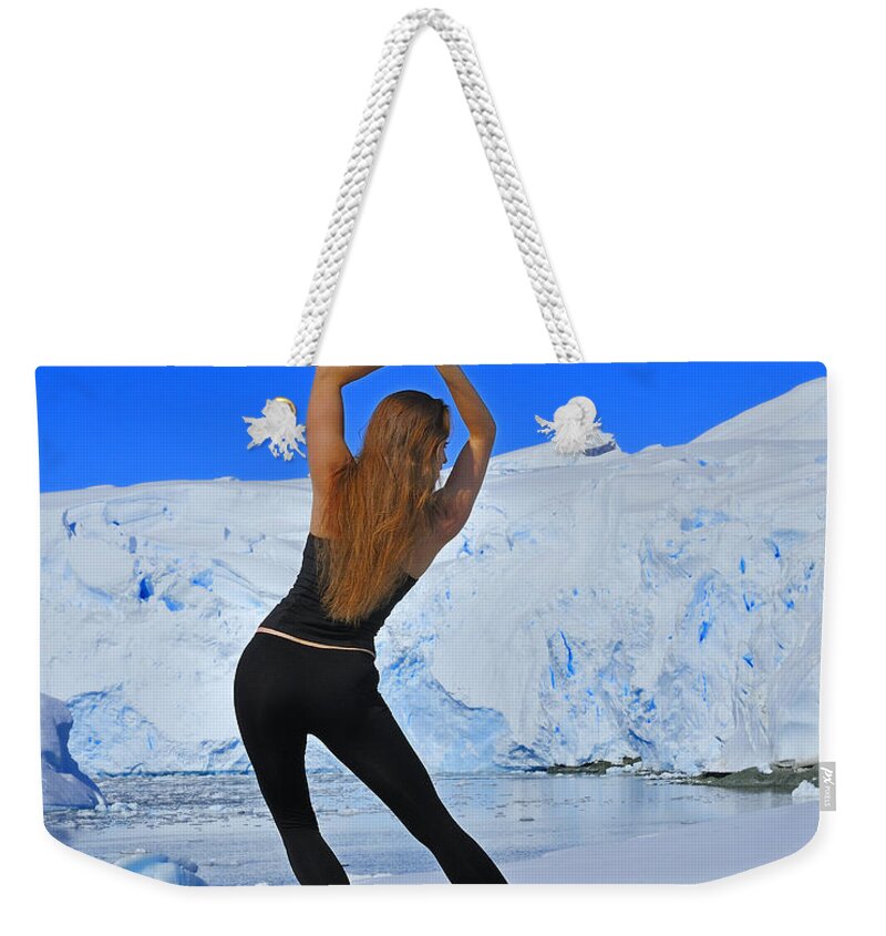 Antarctica Weekender Tote Bag featuring the photograph Global Warming by Tony Beck