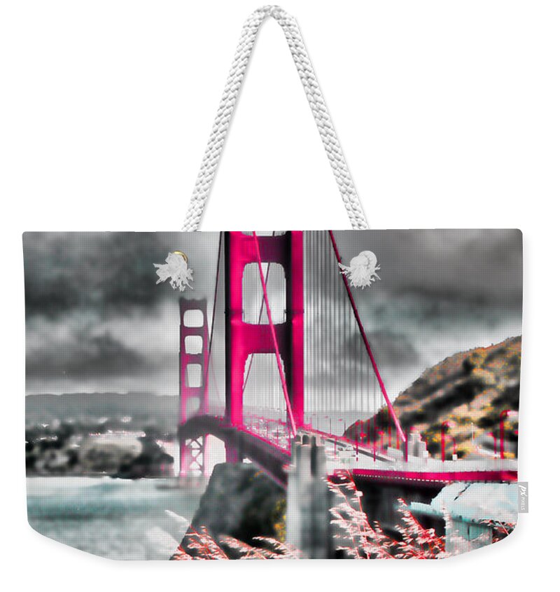 Golden Gate Bridge Weekender Tote Bag featuring the photograph Golden Gate Bridge - 5 by Mark Madere