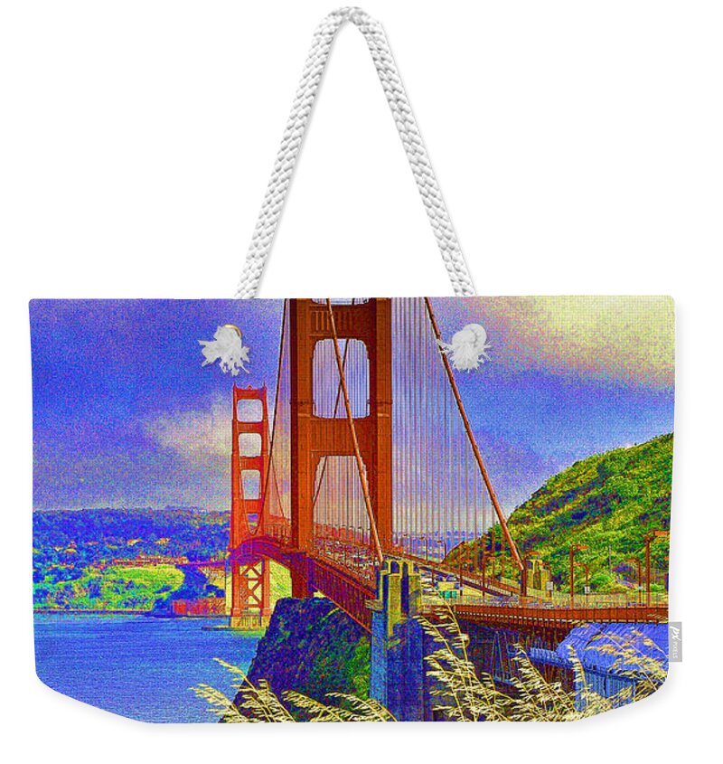 Golden Gate Bridge Weekender Tote Bag featuring the photograph Golden Gate Bridge - 6 by Mark Madere