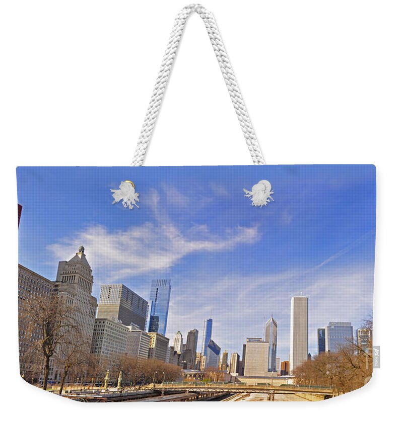 Grant Park Weekender Tote Bag featuring the photograph Grant Park Chicago by Dejan Jovanovic