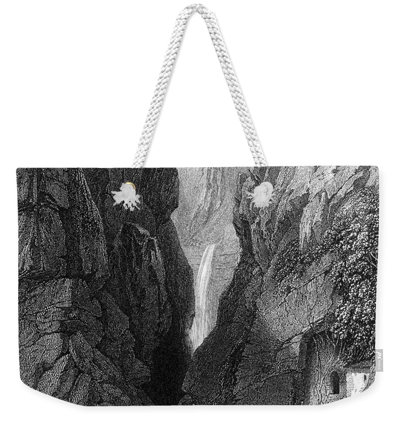 1832 Weekender Tote Bag featuring the photograph Greece: Delphi, 1832 by Granger