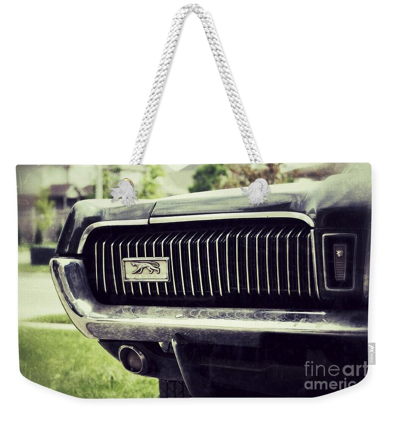 Grill Weekender Tote Bag featuring the photograph Grilled Cougar by Traci Cottingham
