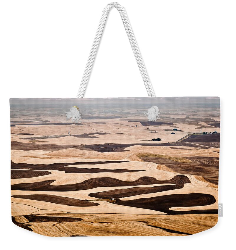 Palouse Weekender Tote Bag featuring the photograph Harvest by Niels Nielsen