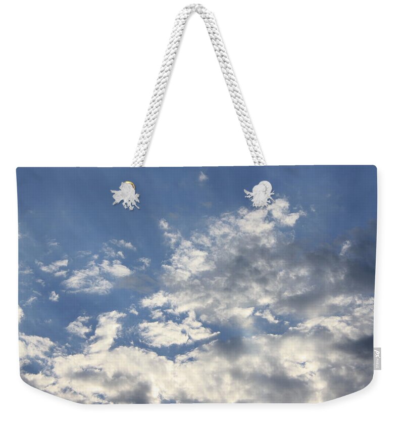 Sky Weekender Tote Bag featuring the photograph Heavenly by Inspired Arts