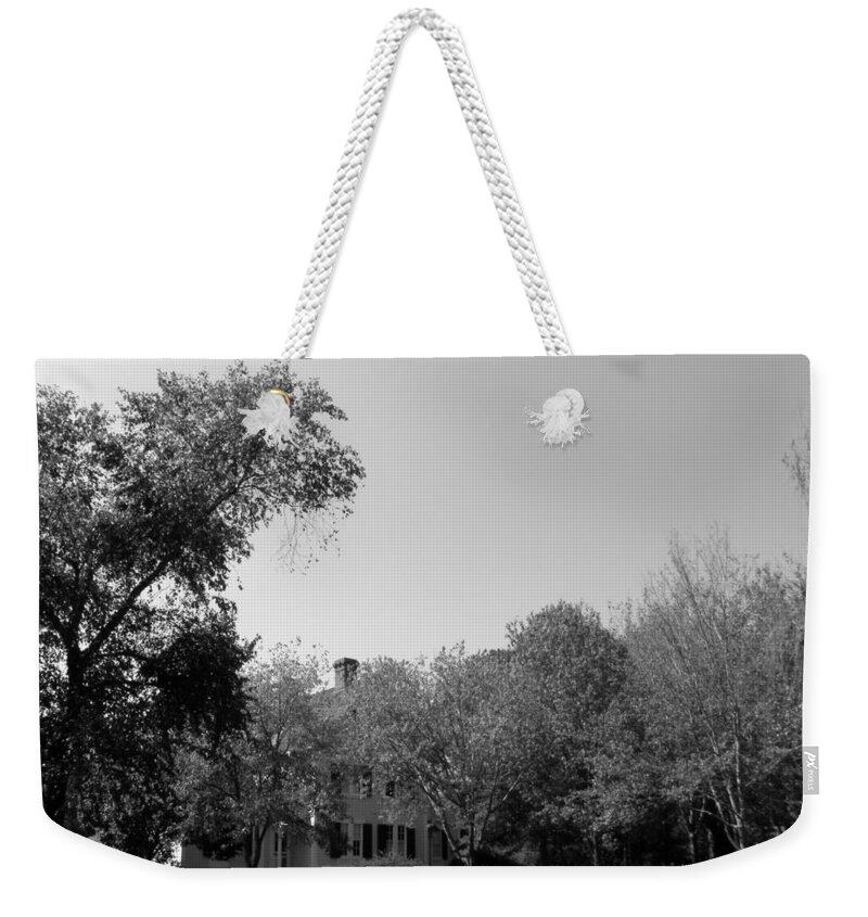 Historical Weekender Tote Bag featuring the photograph Historical 1800s home in Corolla NC by Kim Galluzzo
