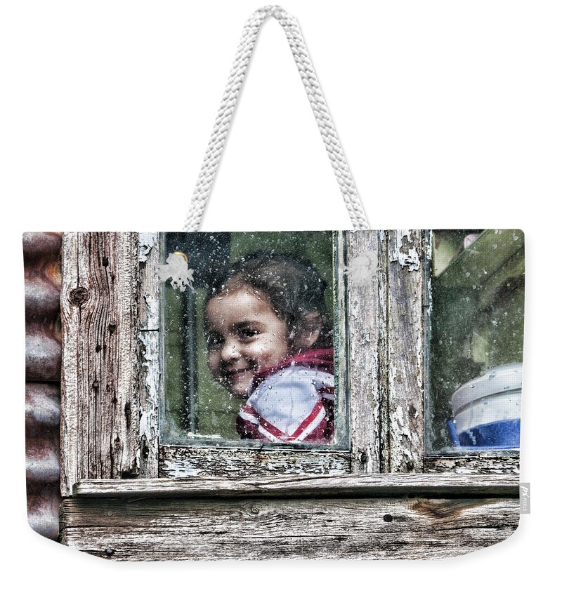 Gregarious Weekender Tote Bag featuring the photograph I See You by S Paul Sahm