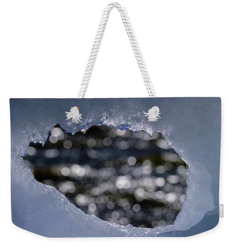 Ice Weekender Tote Bag featuring the photograph Ice Ice Baby by Tony Beck