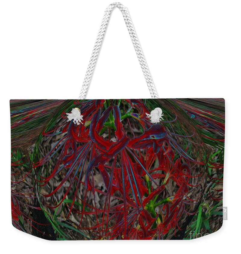 Flower Weekender Tote Bag featuring the photograph Imagination by Donna Brown