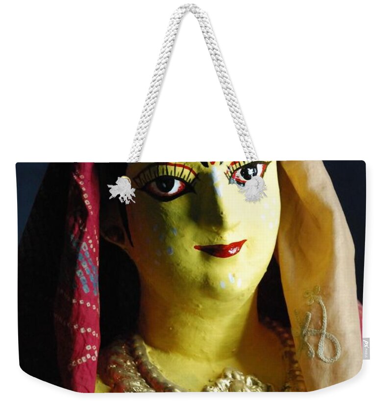 Portrait Weekender Tote Bag featuring the photograph Indian Beauty by Fotosas Photography