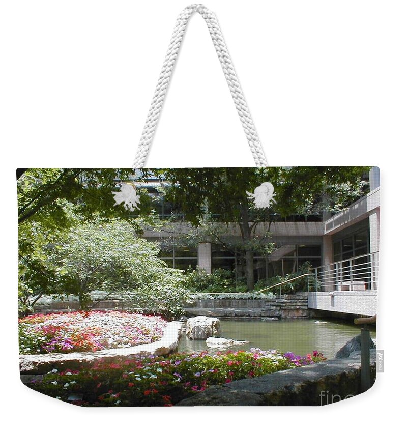 Courtyards Weekender Tote Bag featuring the photograph Inner Courtyard by Vonda Lawson-Rosa