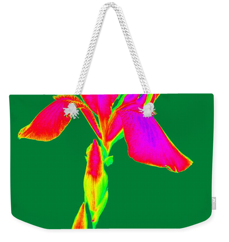 Computer Generated Photo Weekender Tote Bag featuring the photograph Intensified Colors by Kim Galluzzo