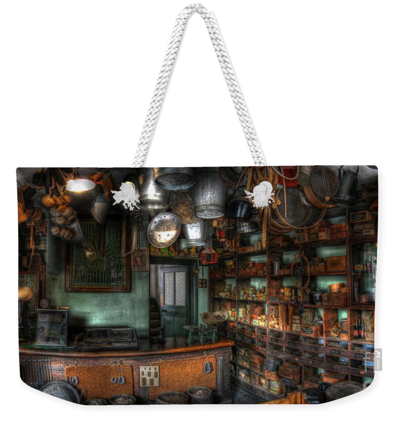 Art Weekender Tote Bag featuring the photograph Ironmonger's Shop by Yhun Suarez
