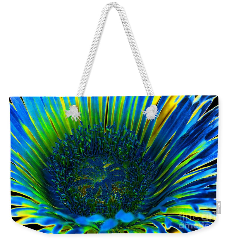 Ive Got The Blues Weekender Tote Bag featuring the photograph I've Got the Blues by Mariola Bitner