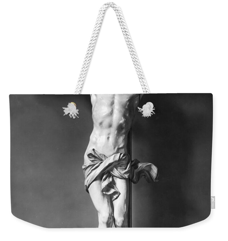 16th Century Weekender Tote Bag featuring the photograph Ivory Crucifix by Granger