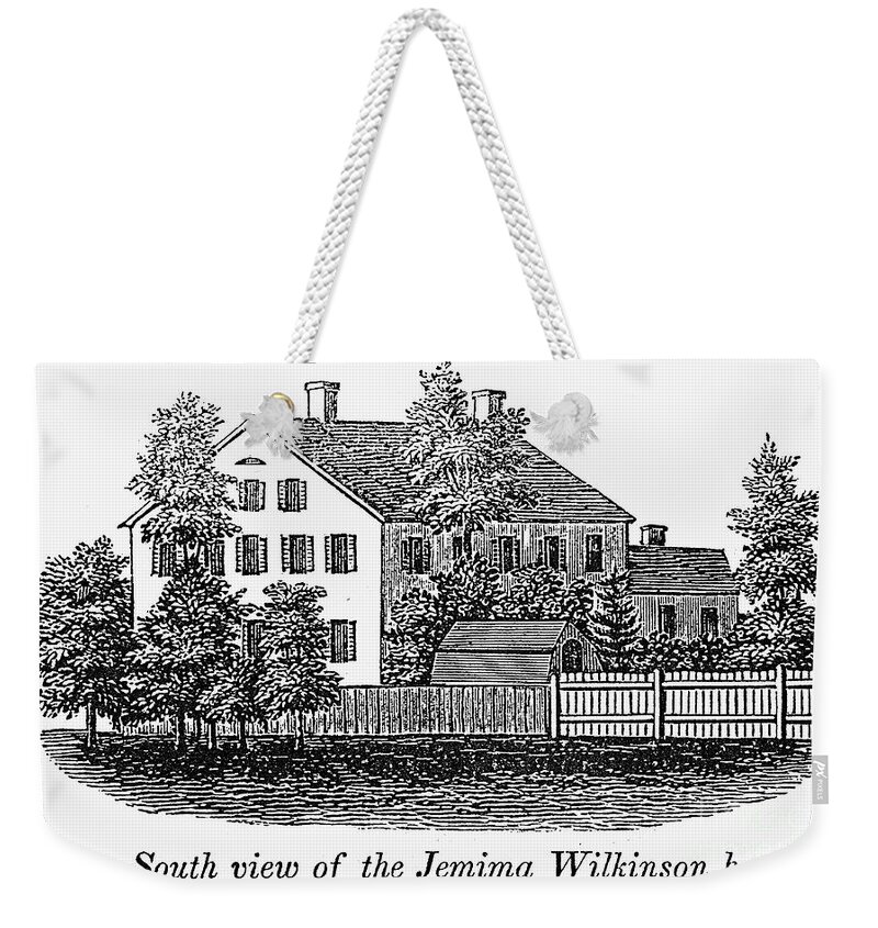 19th Century Weekender Tote Bag featuring the photograph Jemima Wilkinson by Granger