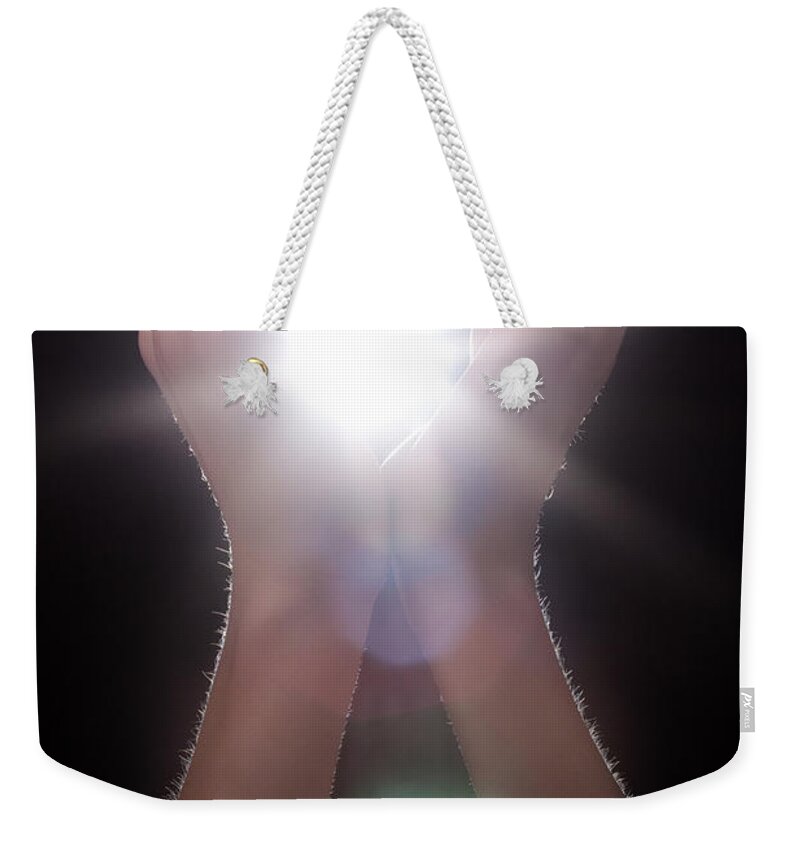 Light Weekender Tote Bag featuring the photograph Knowledge by Cindy Singleton