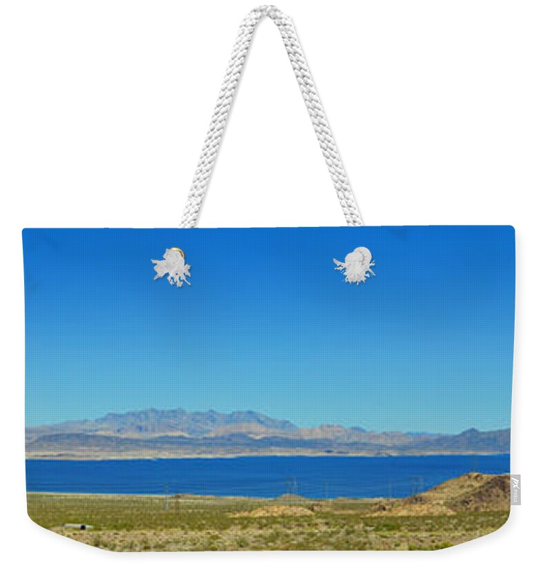 Lake Meade Weekender Tote Bag featuring the photograph Lake Meade Nevada by Dejan Jovanovic