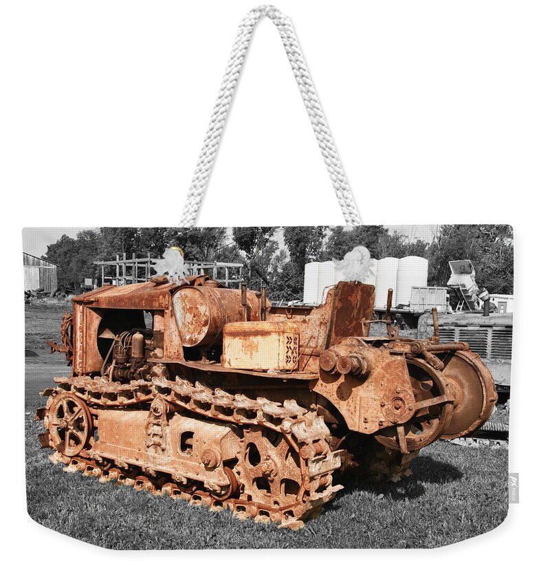 Guy Whiteley Photography Weekender Tote Bag featuring the photograph Left To Rust by Guy Whiteley