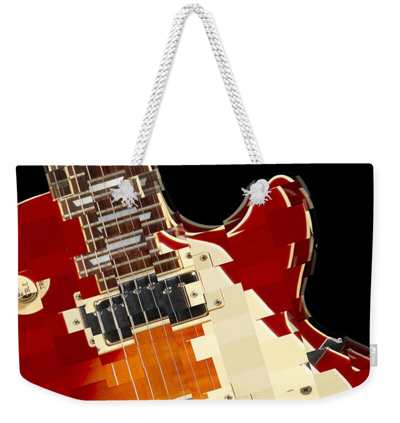 Classic Guitar Weekender Tote Bag featuring the photograph Classic Guitar Abstract by Mike McGlothlen