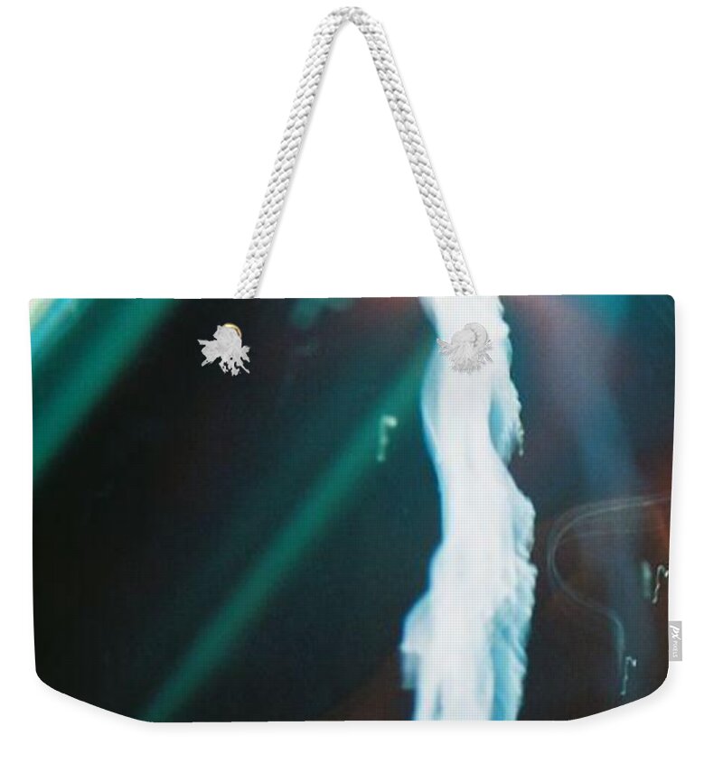 Abstract Weekender Tote Bag featuring the photograph Lights by Samantha Lusby