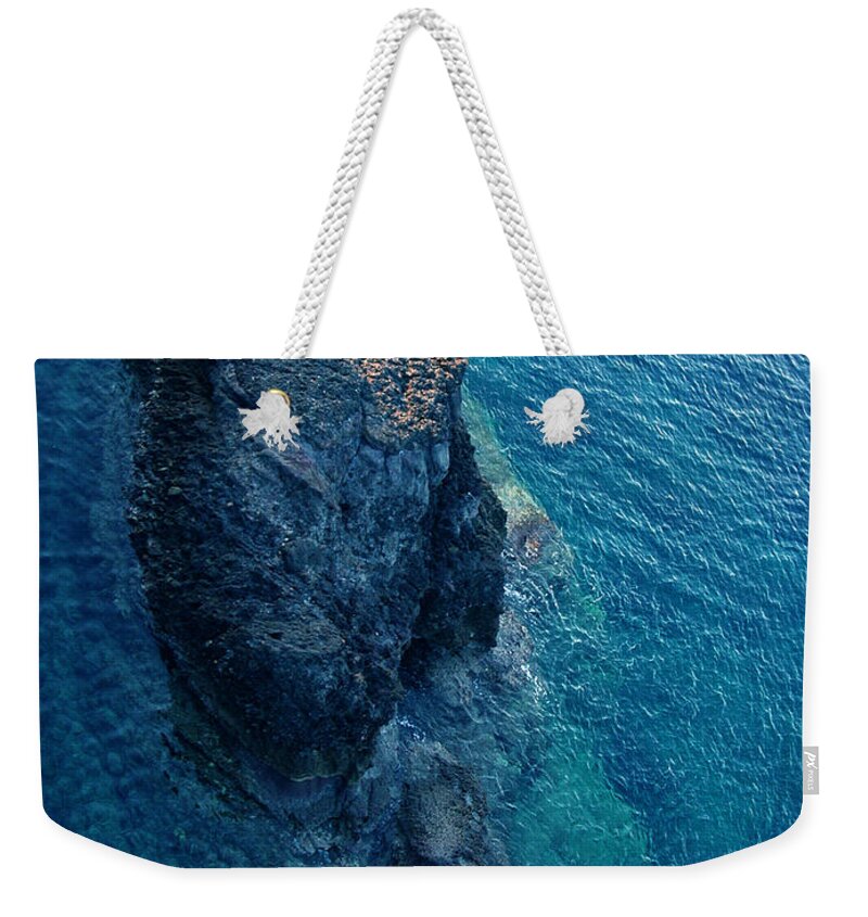 Colette Weekender Tote Bag featuring the photograph Little island near Naxos Greece by Colette V Hera Guggenheim