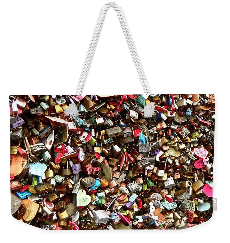 Locks Of Love Weekender Tote Bag featuring the photograph Locks of Love by Kume Bryant