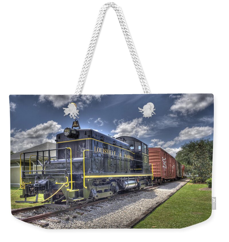 Locomotive Weekender Tote Bag featuring the photograph Locomotive II by David Troxel