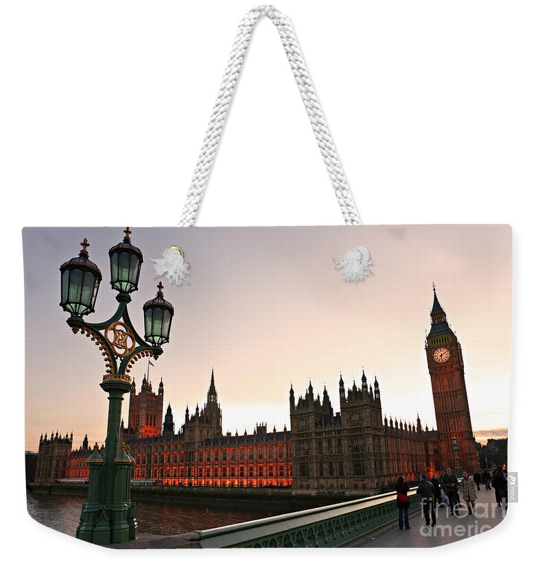 Architecture Weekender Tote Bag featuring the photograph London by Luciano Mortula