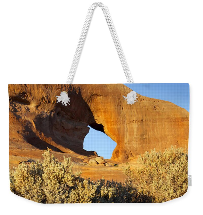 Desert Weekender Tote Bag featuring the photograph Looking Glass by Mike McGlothlen