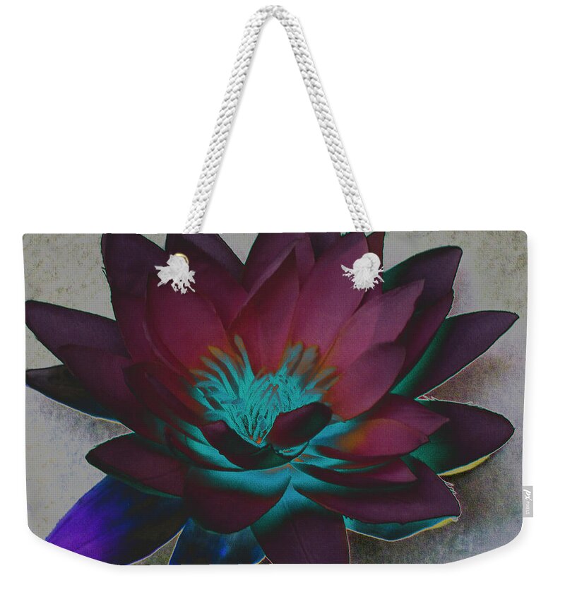 Asian Weekender Tote Bag featuring the photograph Lotus 6 by Ann Tracy