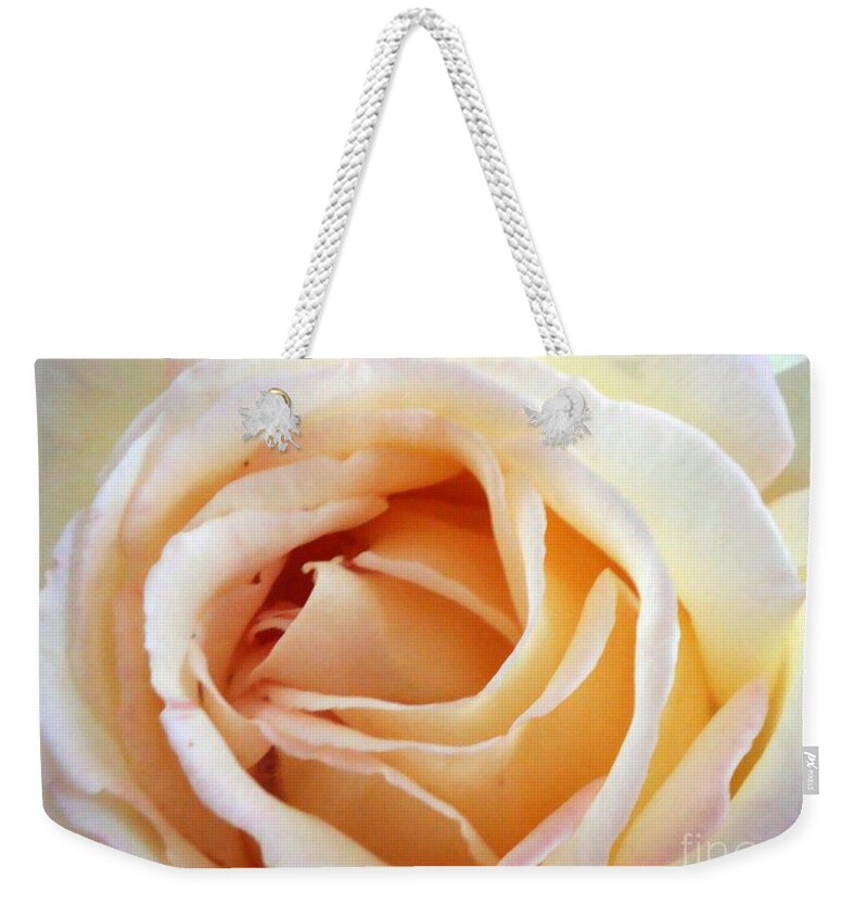 Roses Weekender Tote Bag featuring the photograph Love unfurling by Vonda Lawson-Rosa