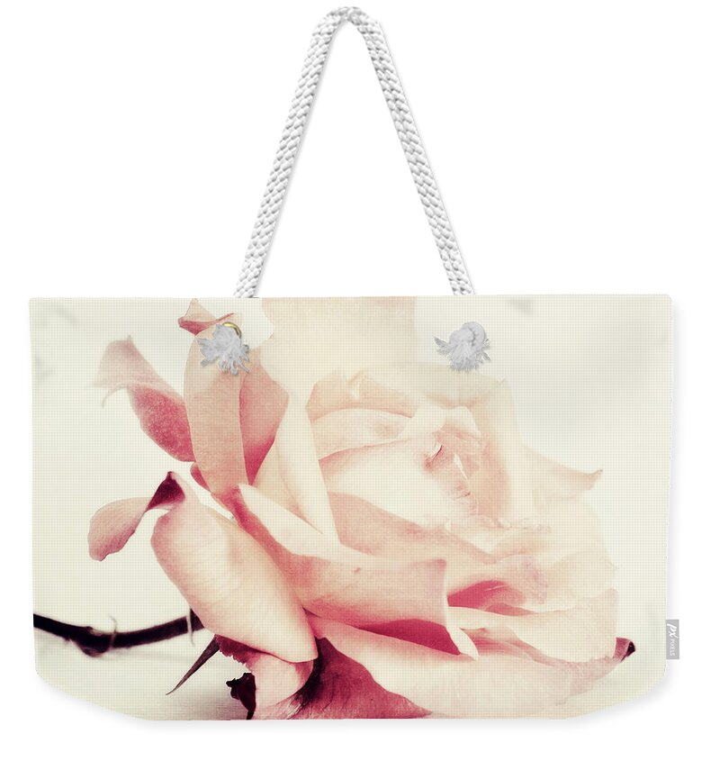 Rose Weekender Tote Bag featuring the photograph Lucid by Priska Wettstein