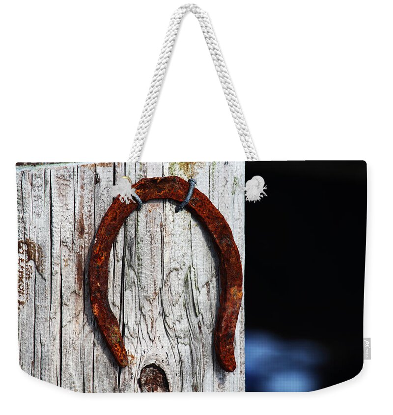 Apacheco Weekender Tote Bag featuring the photograph Lucky by Andrew Pacheco