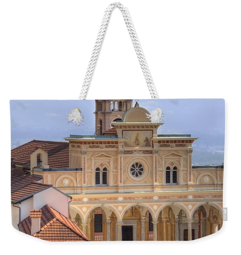Locarno Weekender Tote Bag featuring the photograph Madonna del Sasso - Locarno by Joana Kruse