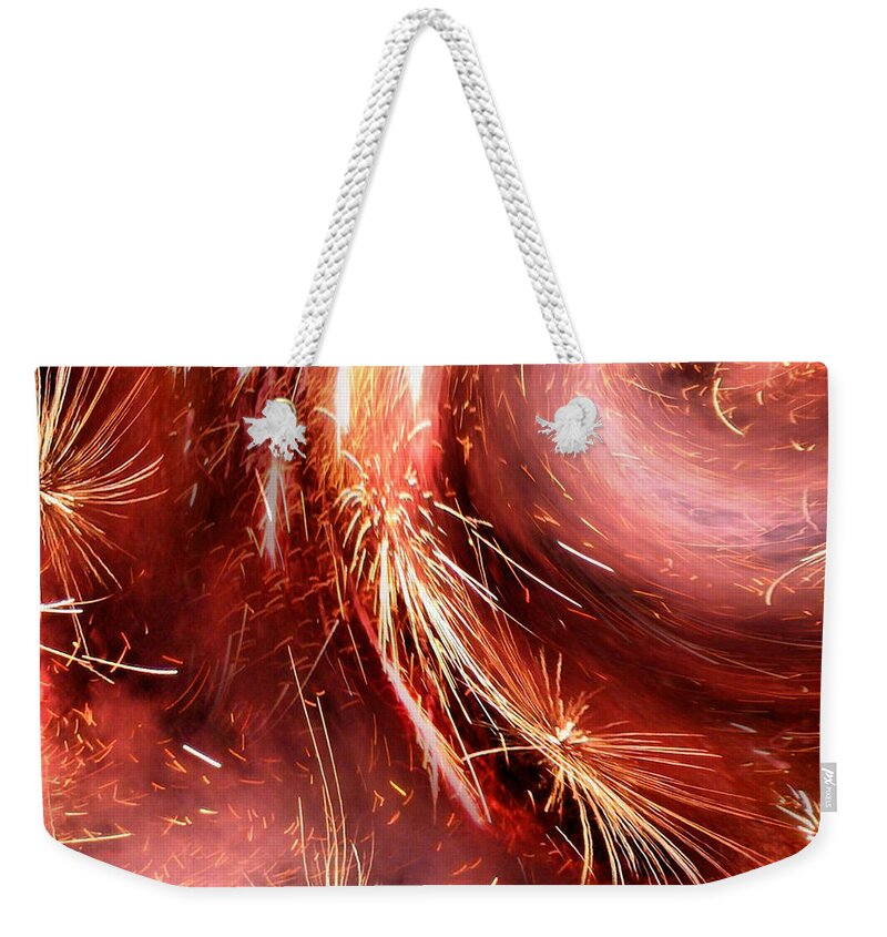 Maelstrom Weekender Tote Bag featuring the photograph Maelstrom by Kristin Elmquist
