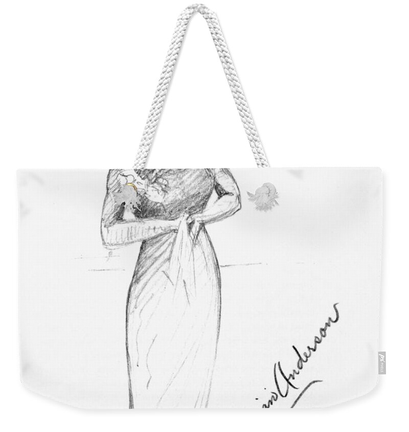 20th Century Weekender Tote Bag featuring the photograph Marian Anderson (1897-1993) by Granger