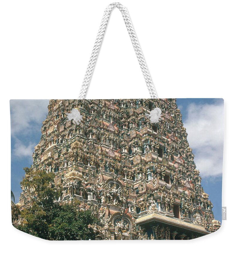 People Weekender Tote Bag featuring the photograph Meenakshi Temple by Photo Researchers, Inc.