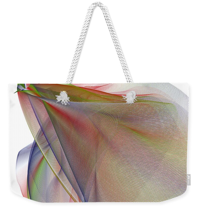 String Art Weekender Tote Bag featuring the digital art Membrane Vessel by Marie Jamieson