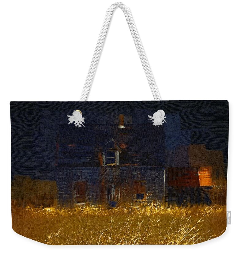 Abandoned Weekender Tote Bag featuring the painting Memories of Home by RC DeWinter