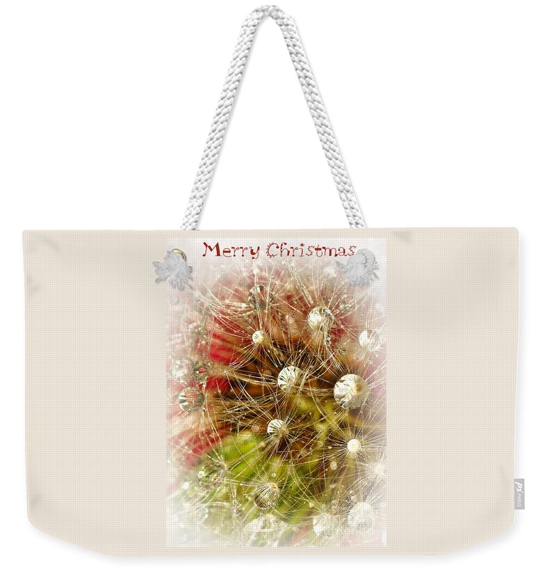 Photography Weekender Tote Bag featuring the photograph Merry Christmas by Kaye Menner