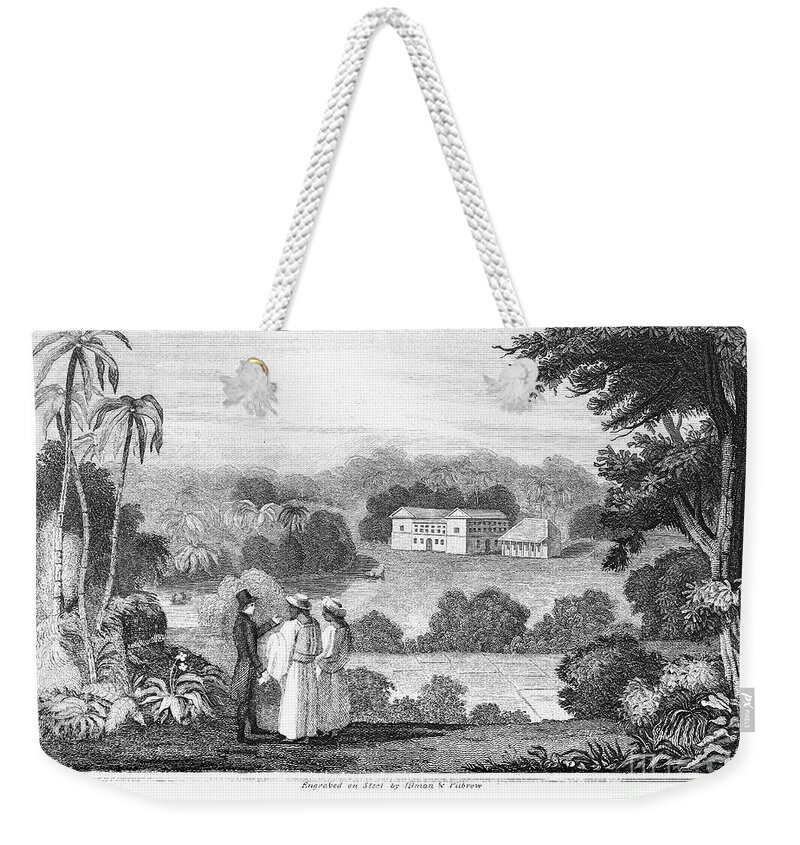 1837 Weekender Tote Bag featuring the photograph Missionary College, 1837 by Granger