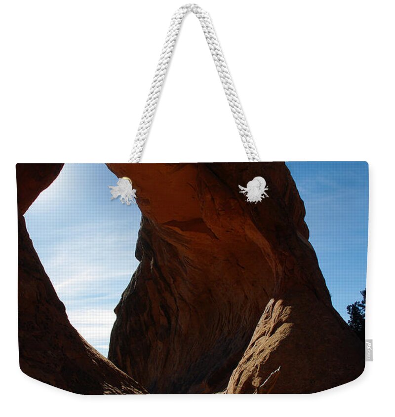 Landscape Weekender Tote Bag featuring the photograph Morning Light by Vicki Pelham