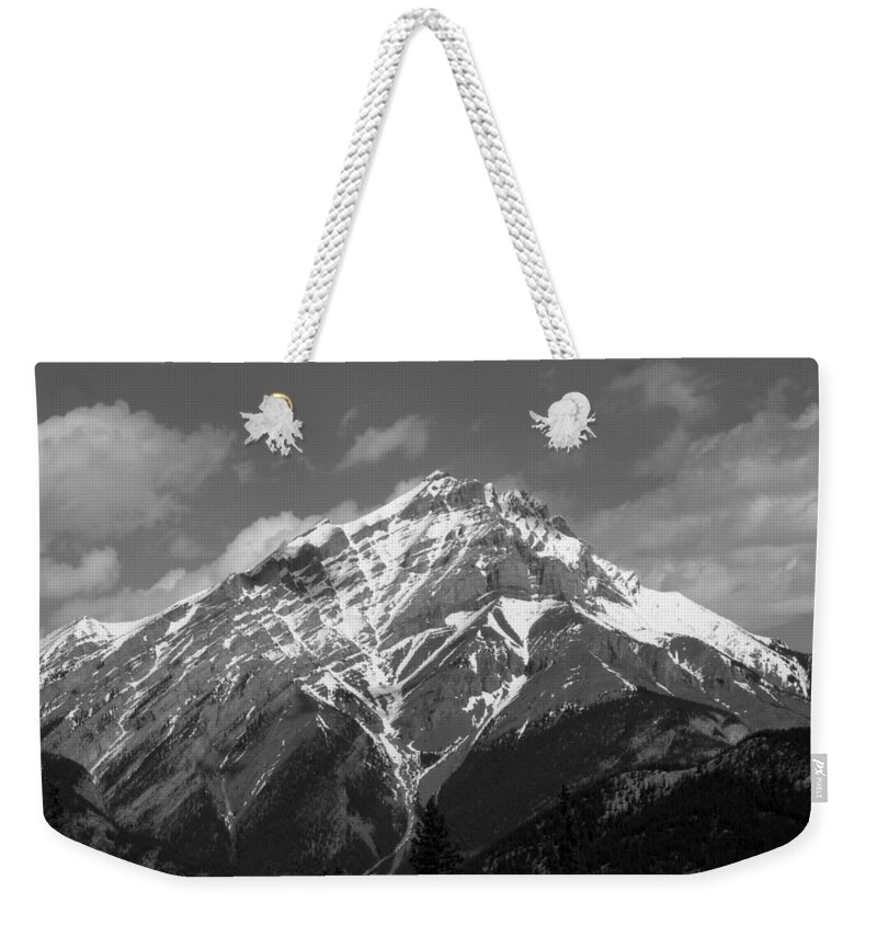 Mountain Weekender Tote Bag featuring the photograph Mountain Cascade by Leanne Karlstrom