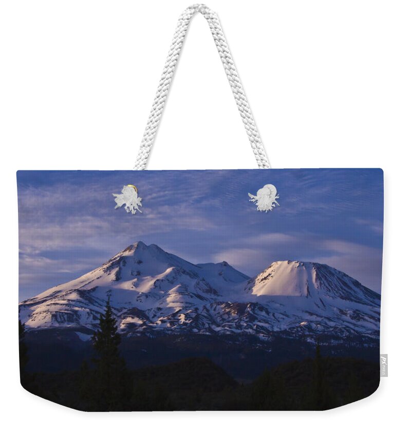 Mountains Weekender Tote Bag featuring the photograph Mt Shasta by Albert Seger