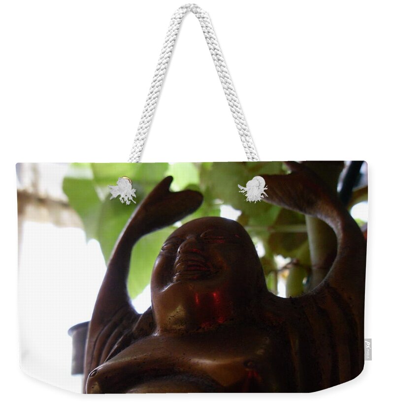  Weekender Tote Bag featuring the photograph My room up close 4 by Myron Belfast