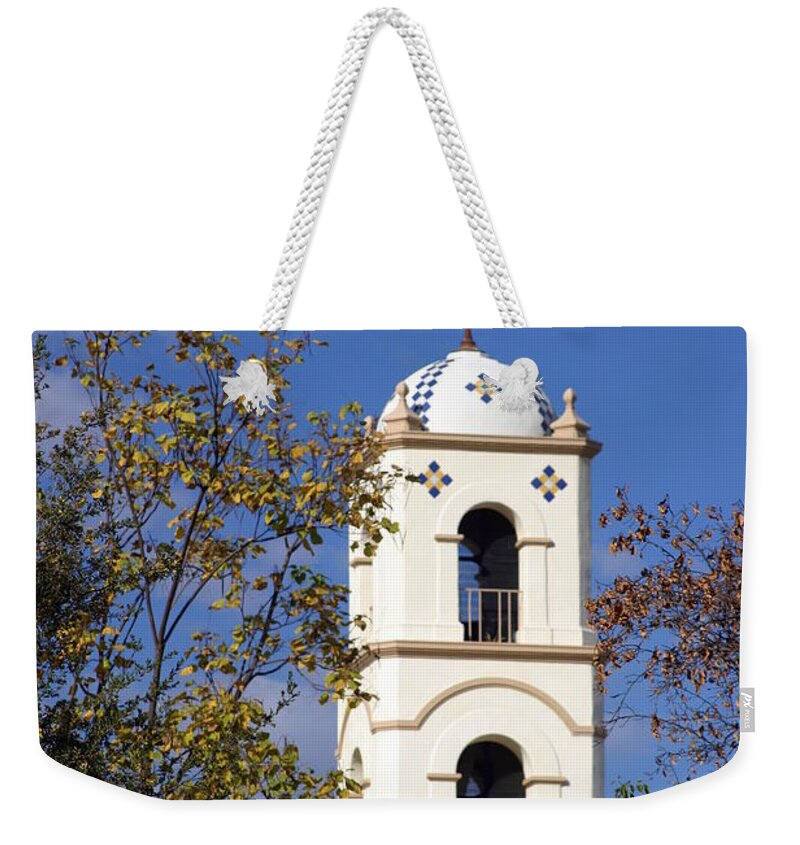 Architecture Weekender Tote Bag featuring the photograph Ojai Tower by Henrik Lehnerer