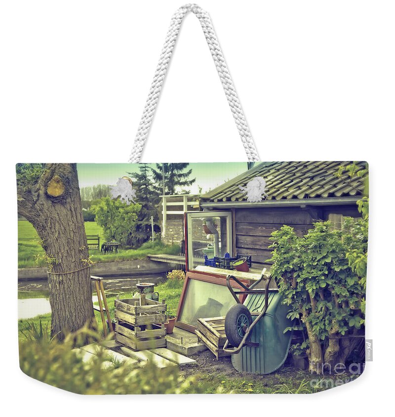 Farm Weekender Tote Bag featuring the photograph Old Country House by Ariadna De Raadt